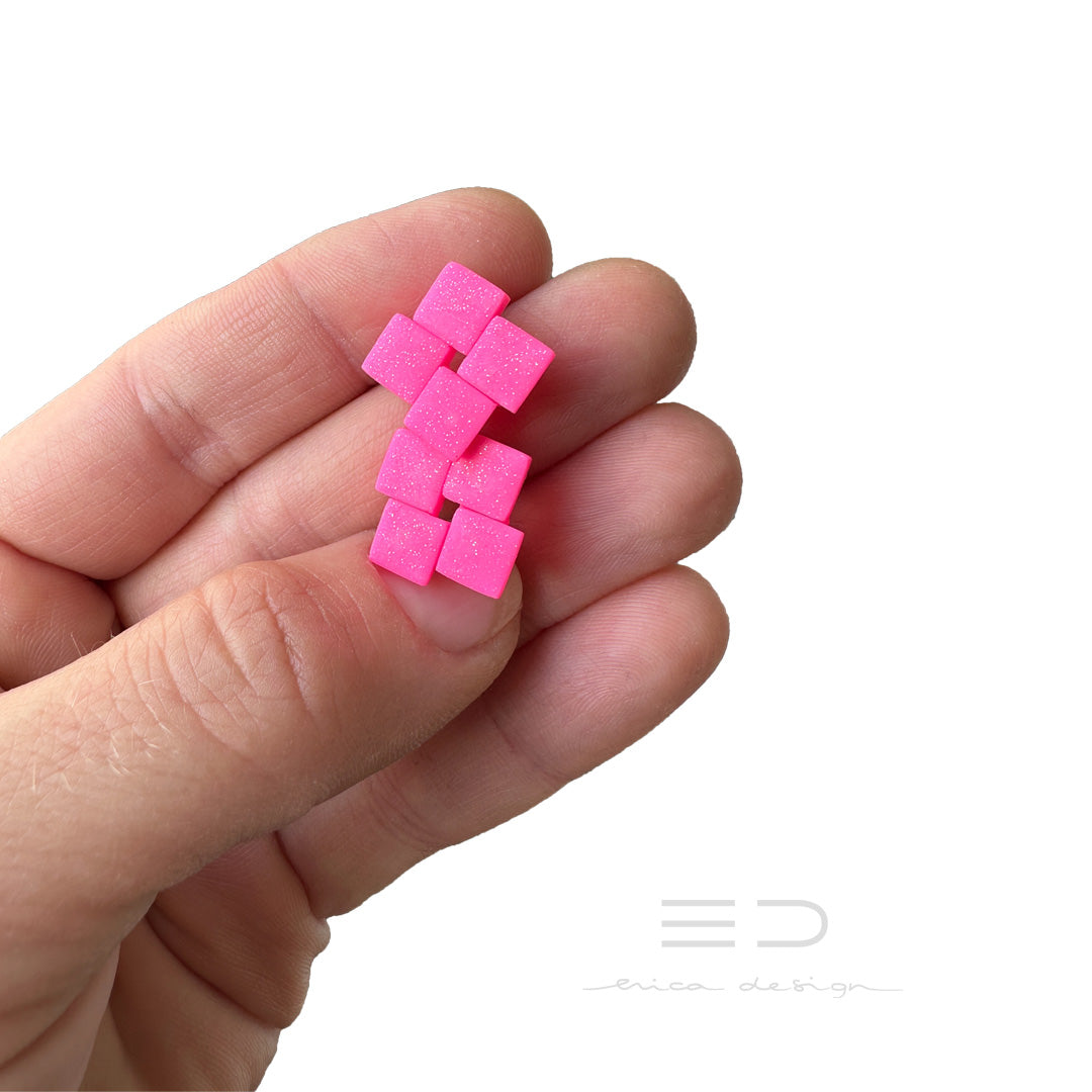 Quattro earrings | neon