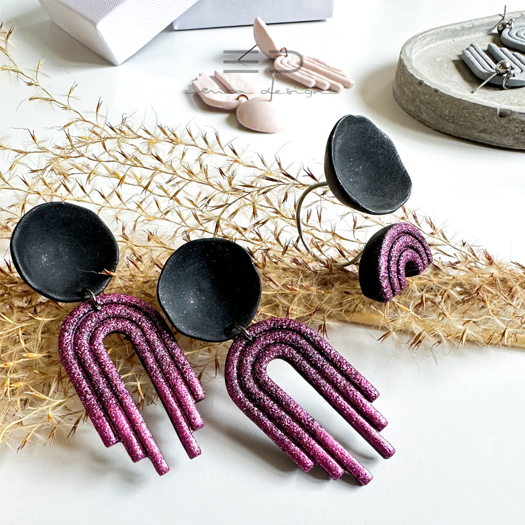rainbow X noName | black fuchsia