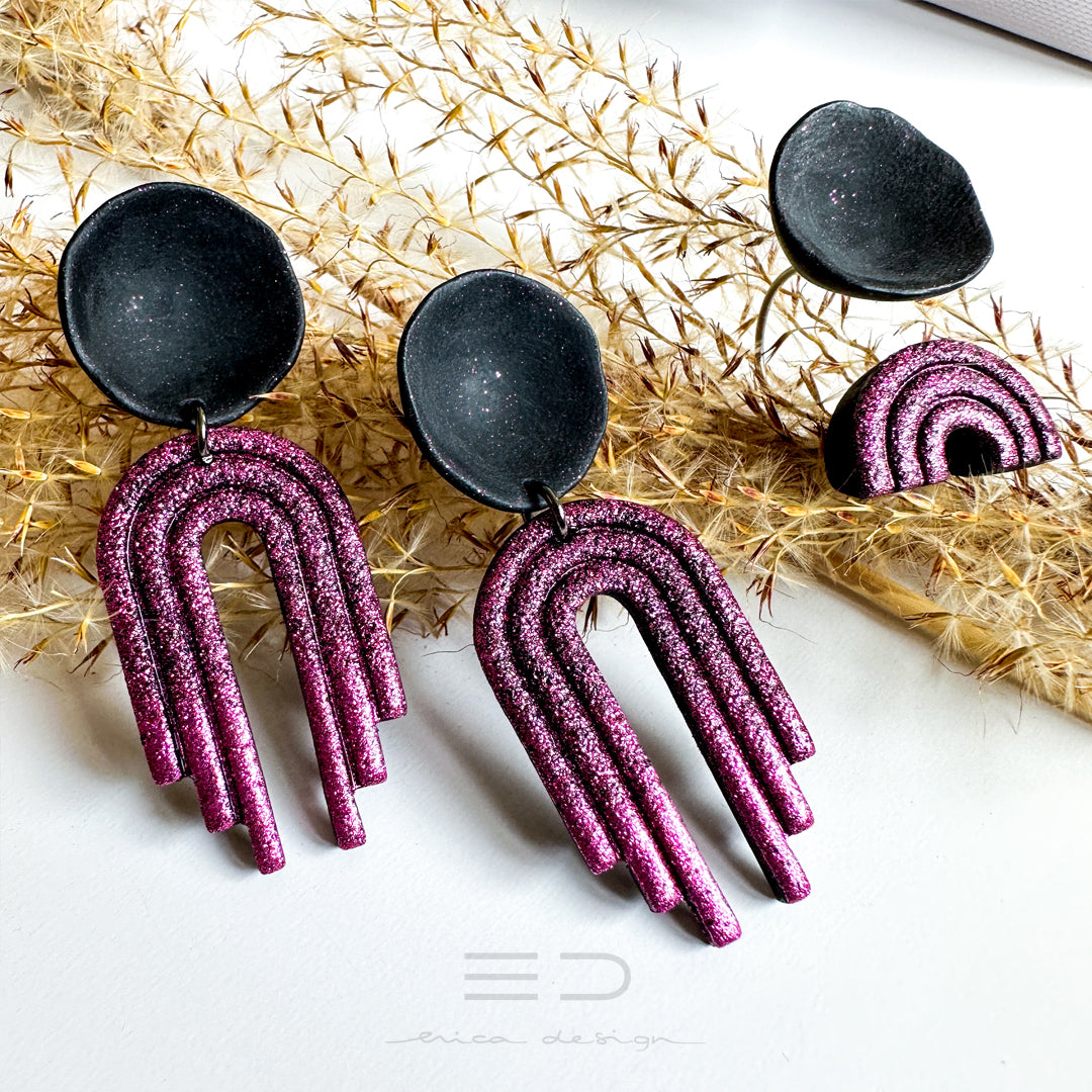 rainbow X noName | black fuchsia