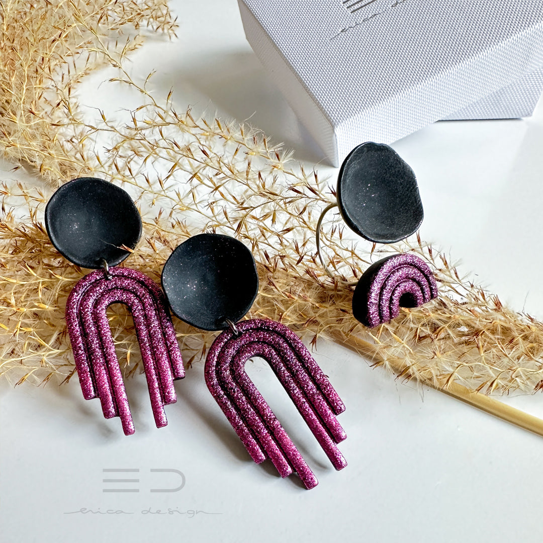 rainbow X noName | black fuchsia