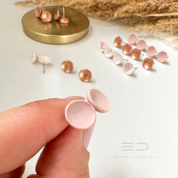 noName | set di orecchini a perno rosegold