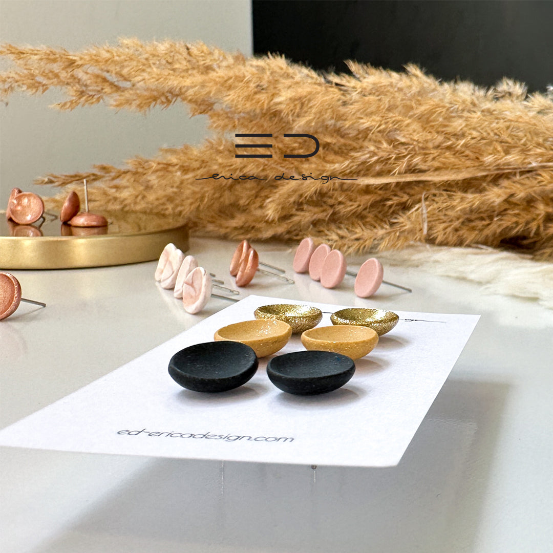 noName | stud earrings set gold