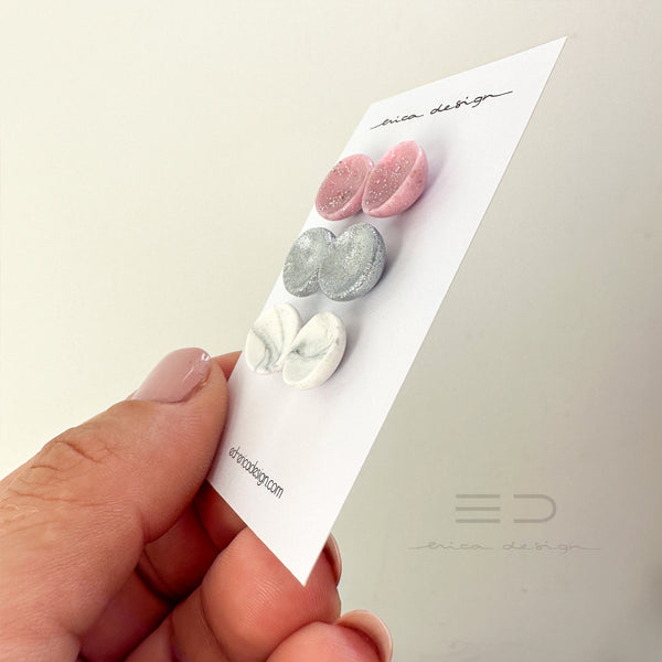 noName | ensemble de boucles d'oreilles en argent