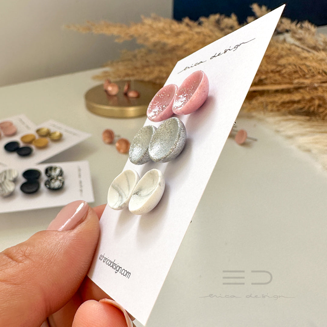 noName | ensemble de boucles d'oreilles en argent