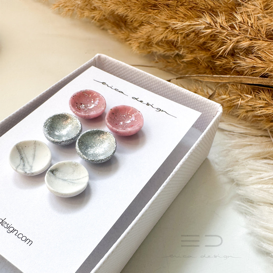noName | ensemble de boucles d'oreilles en argent