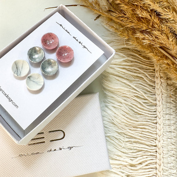 noName | stud earrings set silver