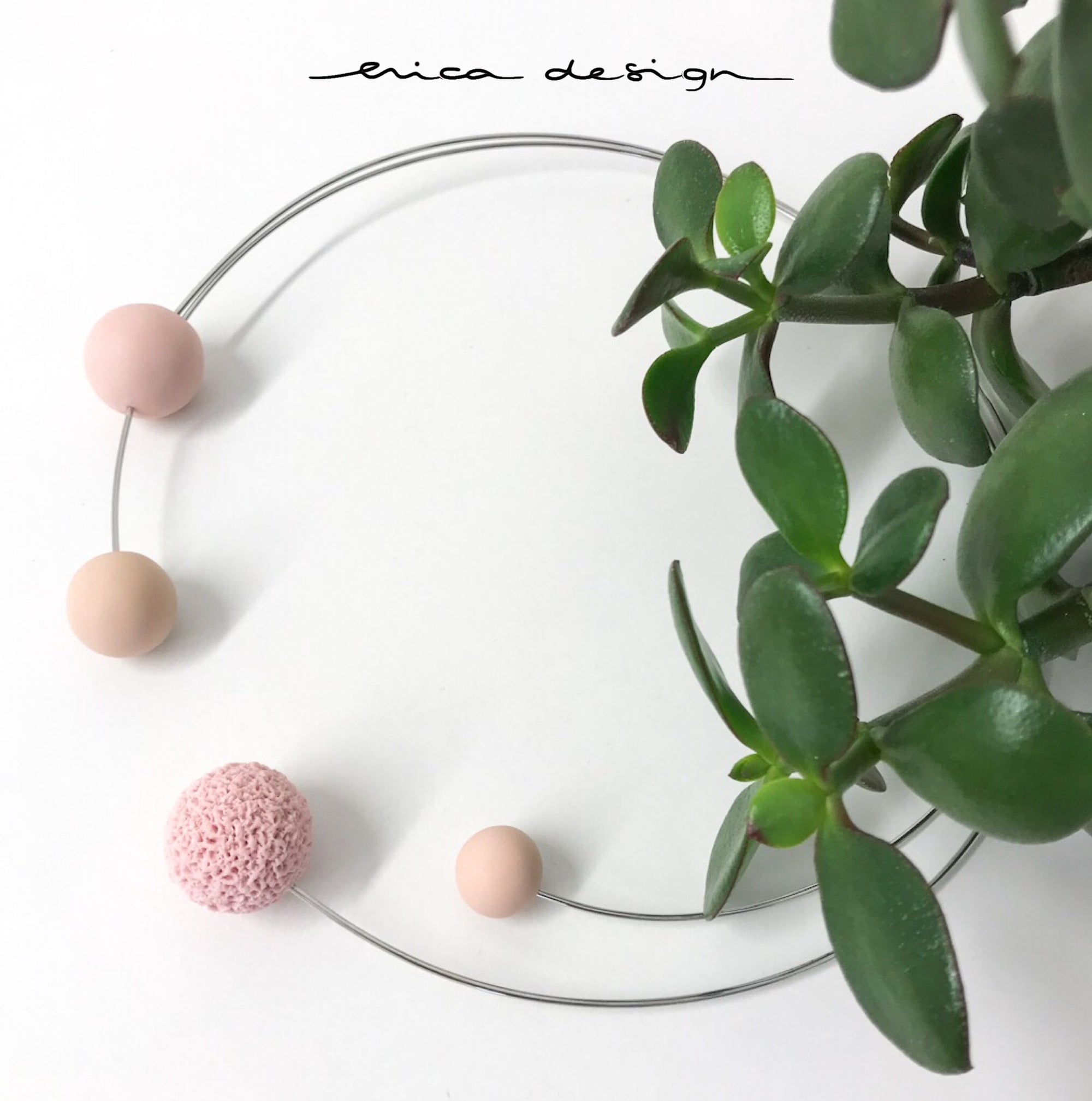 doppia lampadina | rosa cipria