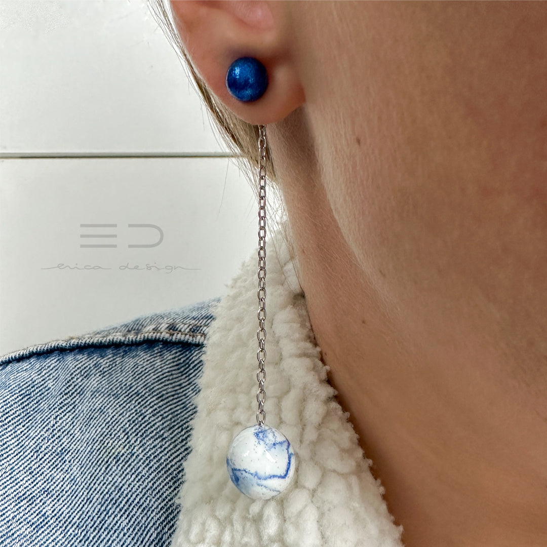 bulb | marble royal blue