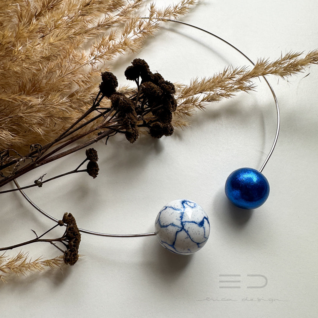 bulb | marble royal blue
