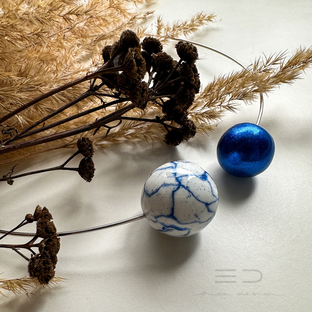 bulb | marble royal blue