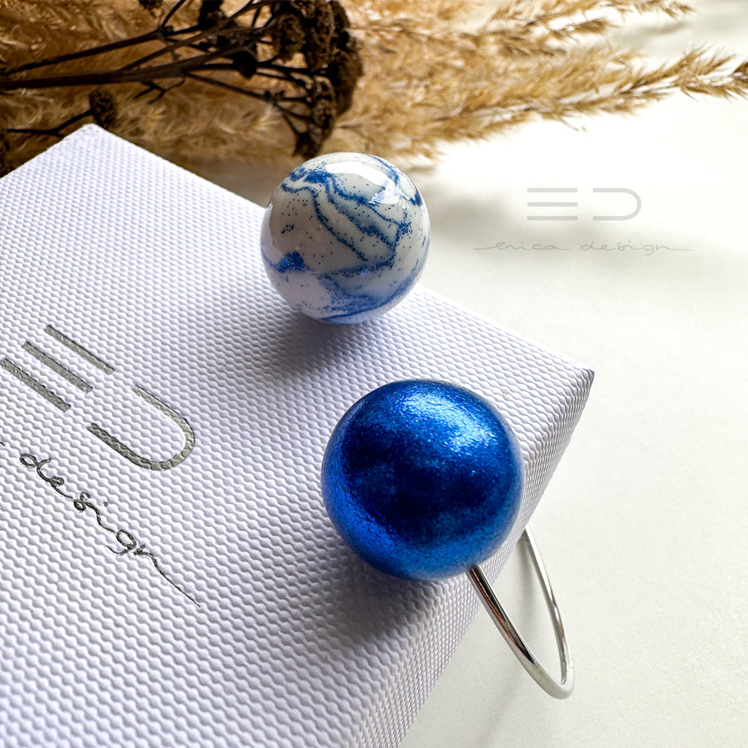 bulb | marble royal blue