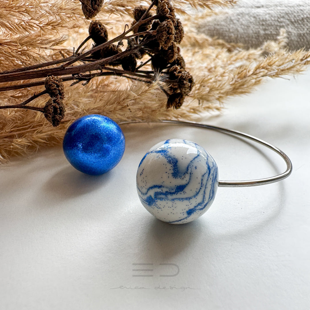 bulb | marble royal blue