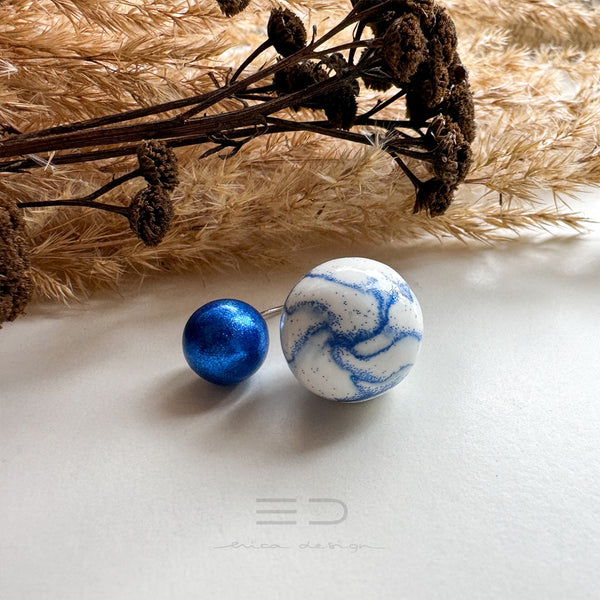bulb | marble royal blue