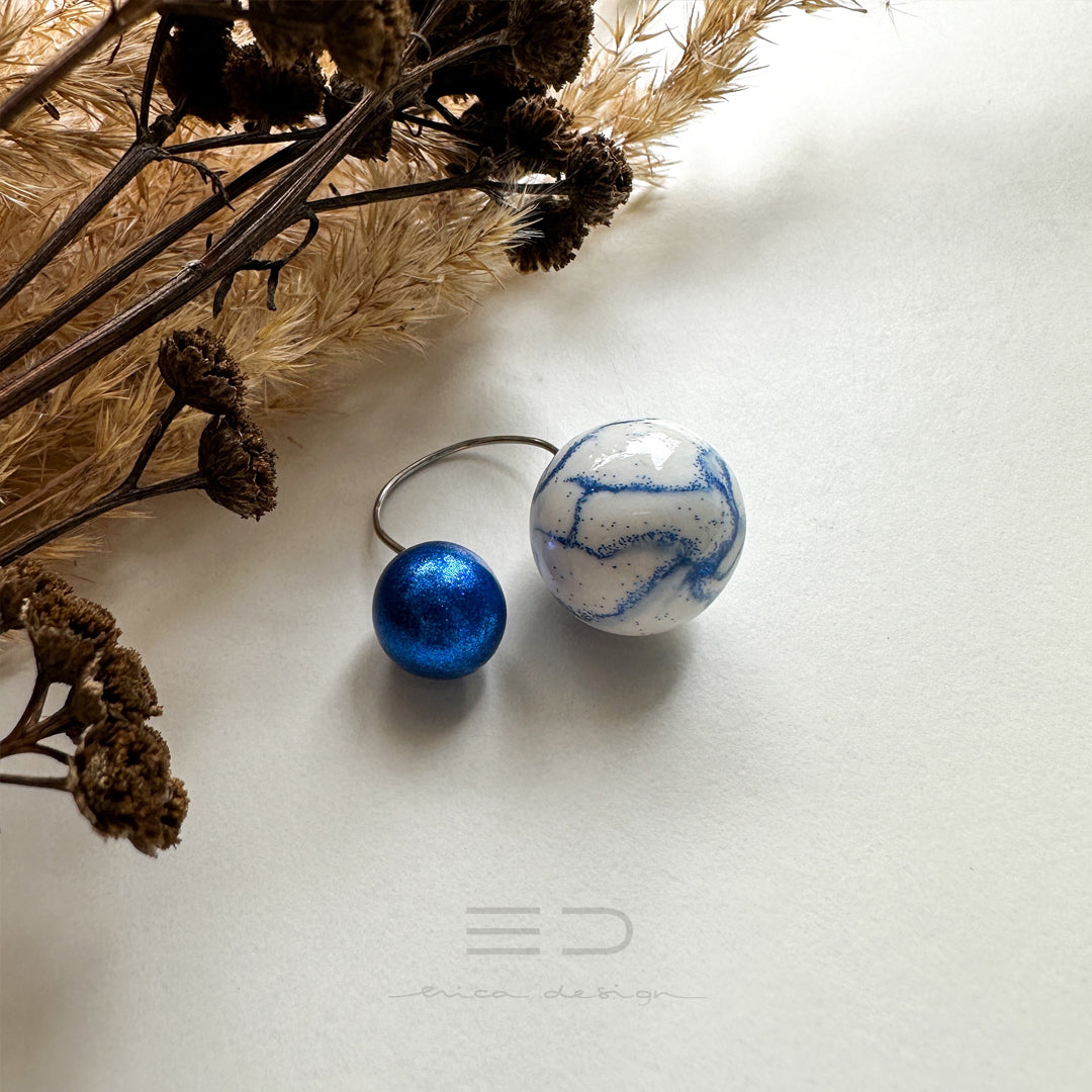bulb | marble royal blue