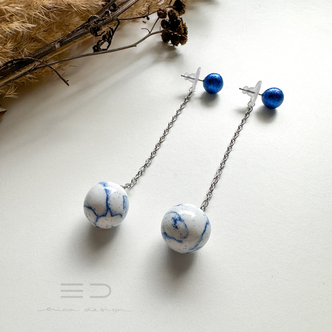 bulb | marble royal blue