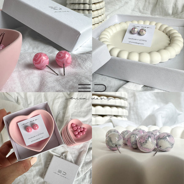 gift set | decorative tray + stud earrings