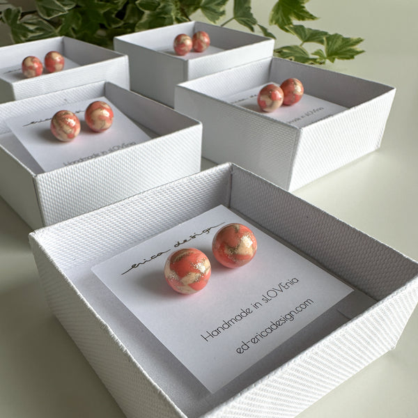 bulb studs | orange