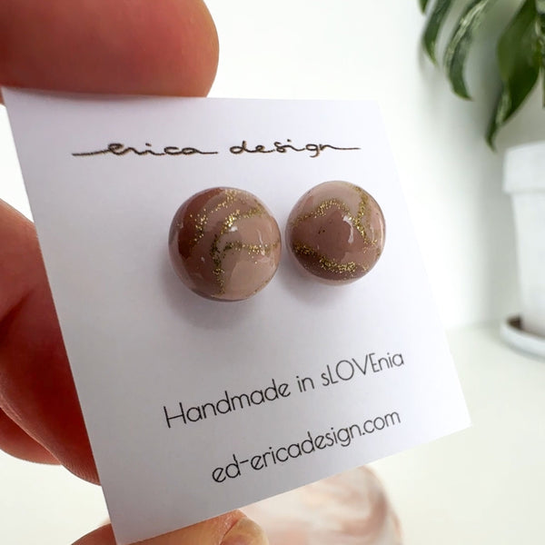 gift set | HEART | earrings + tray