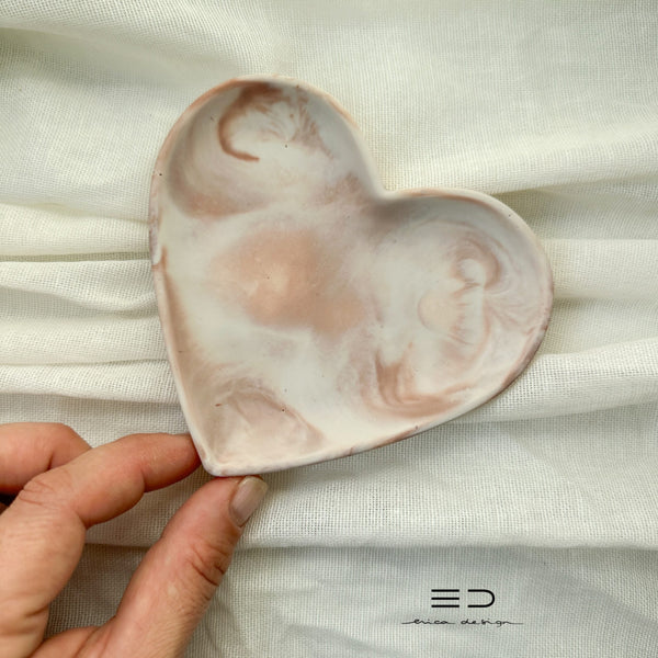 gift set | HEART | earrings + tray