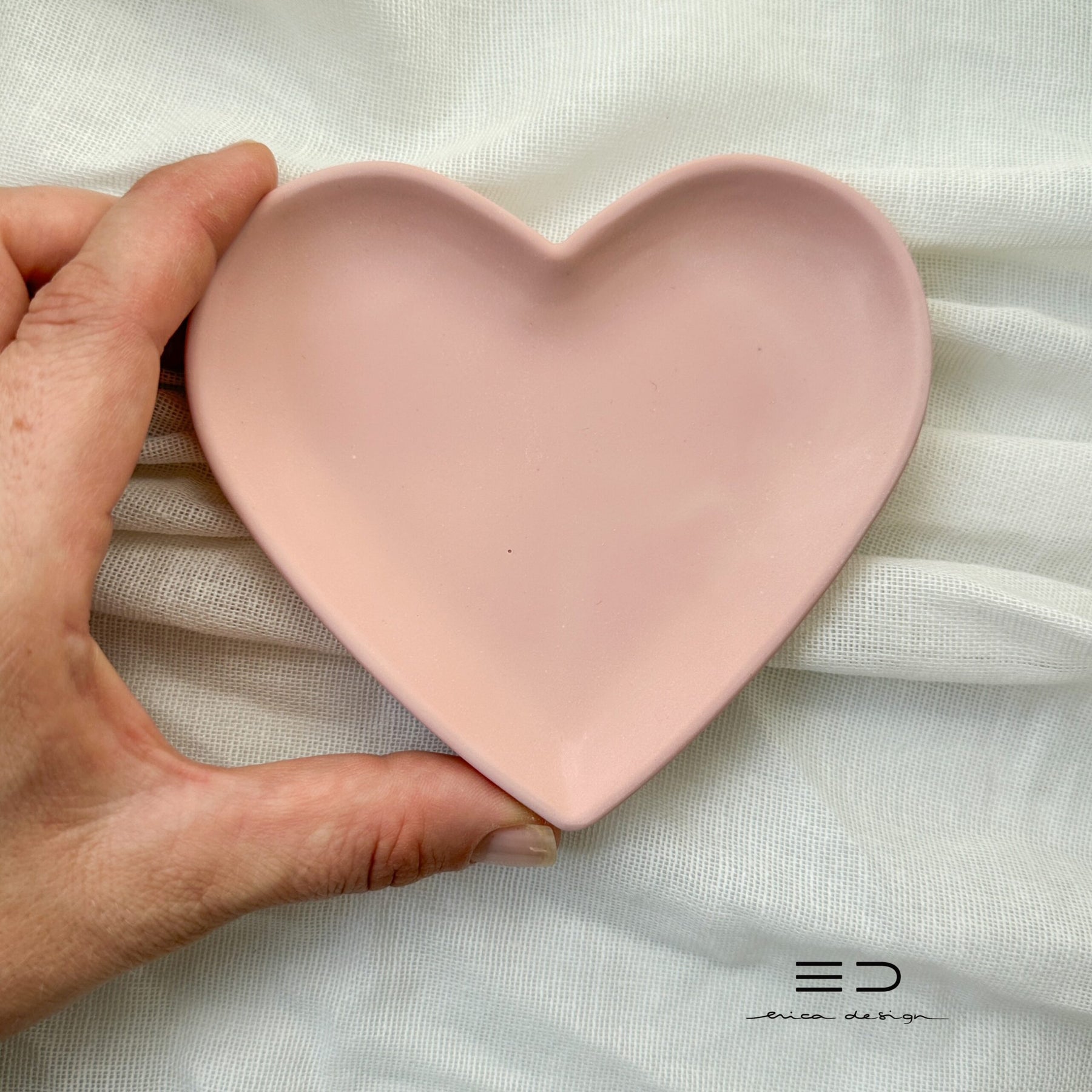 gift set | HEART | earrings + tray