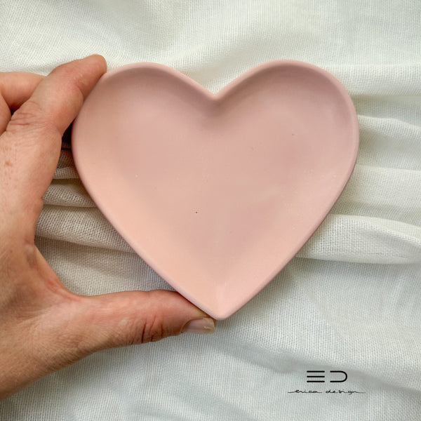 gift set | HEART | earrings + tray