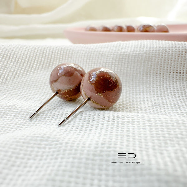 gift set | HEART | earrings + tray