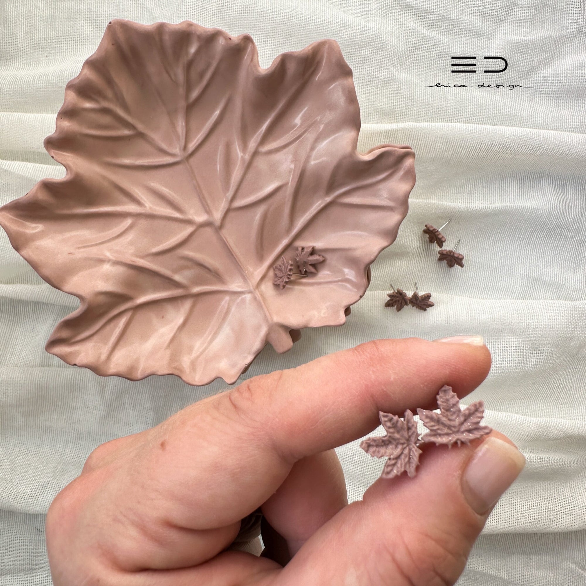 set regalo | MAPLE | orecchini + ciotola decorativa