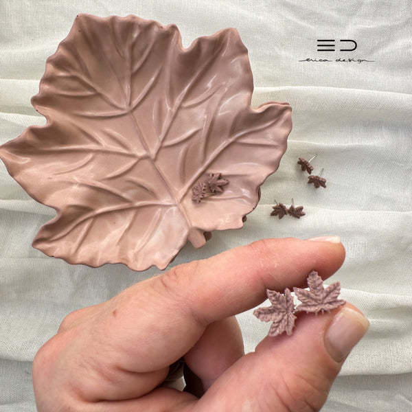 set regalo | MAPLE | orecchini + ciotola decorativa