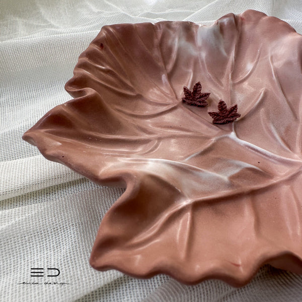 set regalo | MAPLE | orecchini + ciotola decorativa