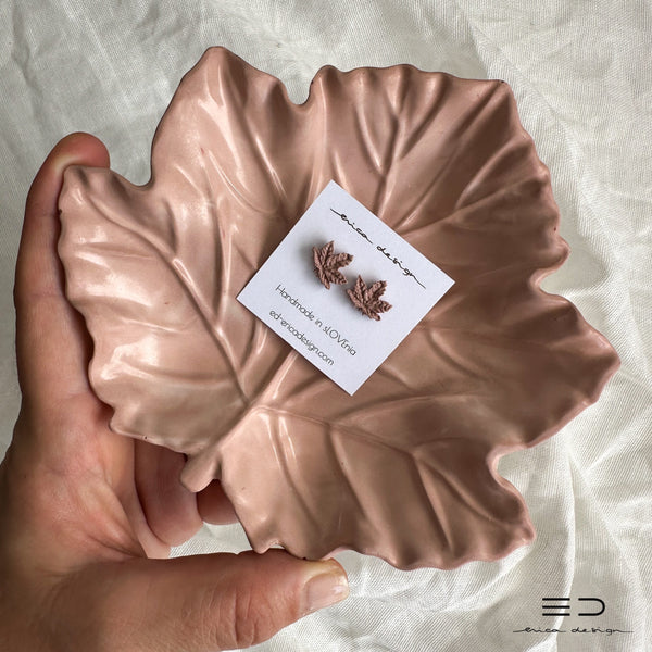 set regalo | MAPLE | orecchini + ciotola decorativa