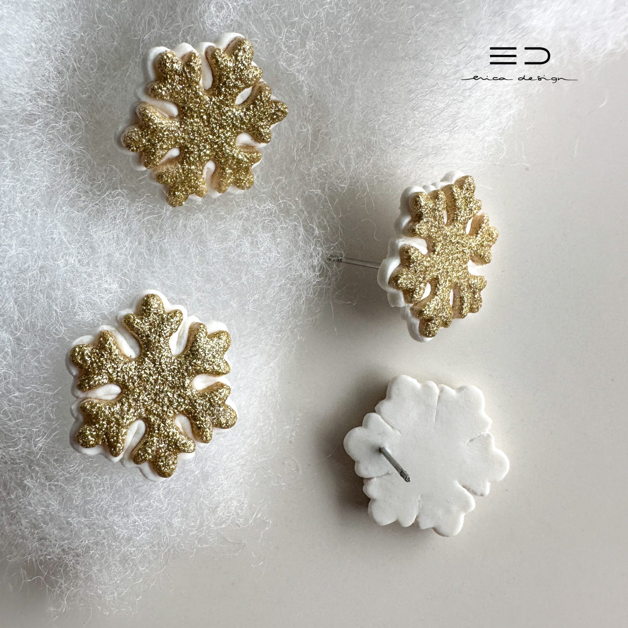 snowflake earrings
