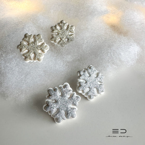 Snowflake Stud Earrings