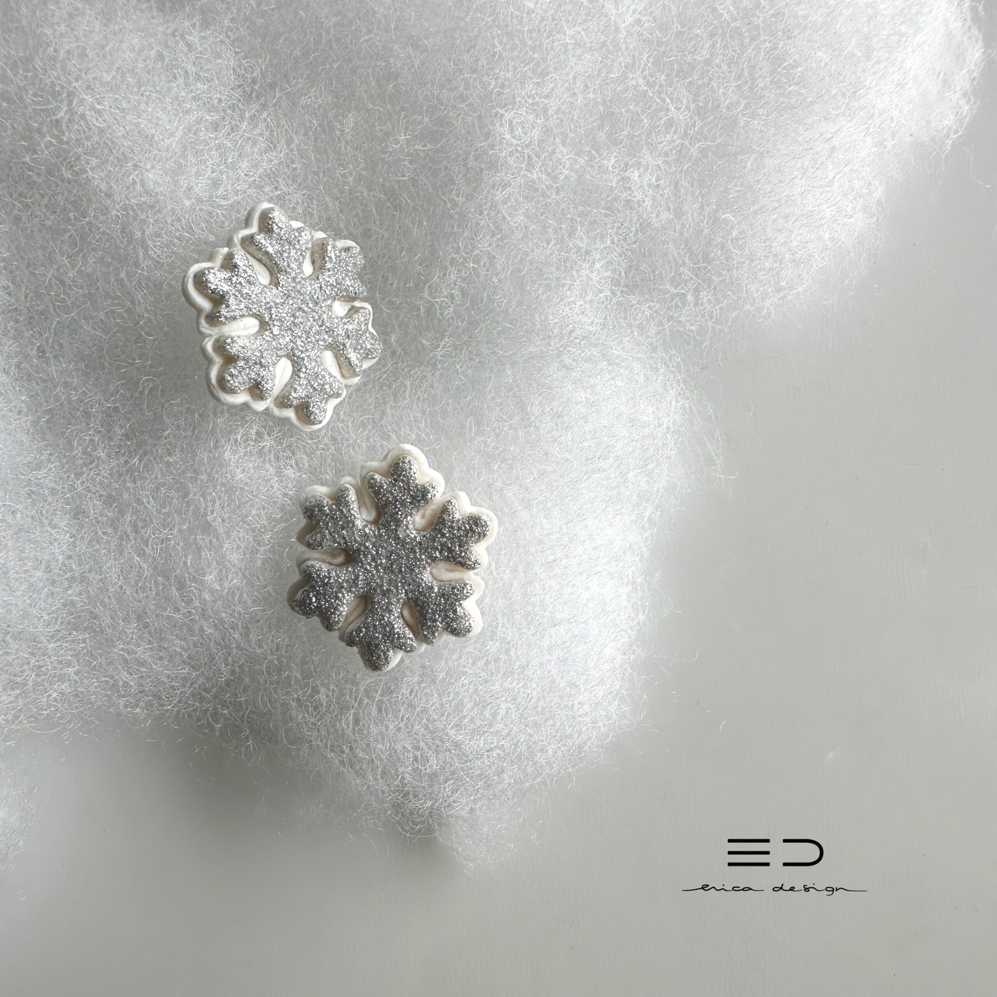 Snowflake Stud Earrings