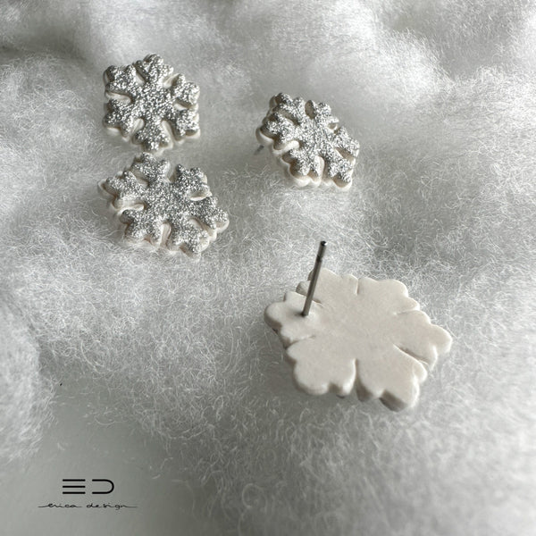 Snowflake Stud Earrings