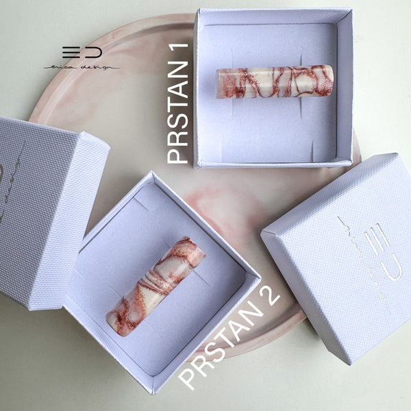 tube | marble with glitter