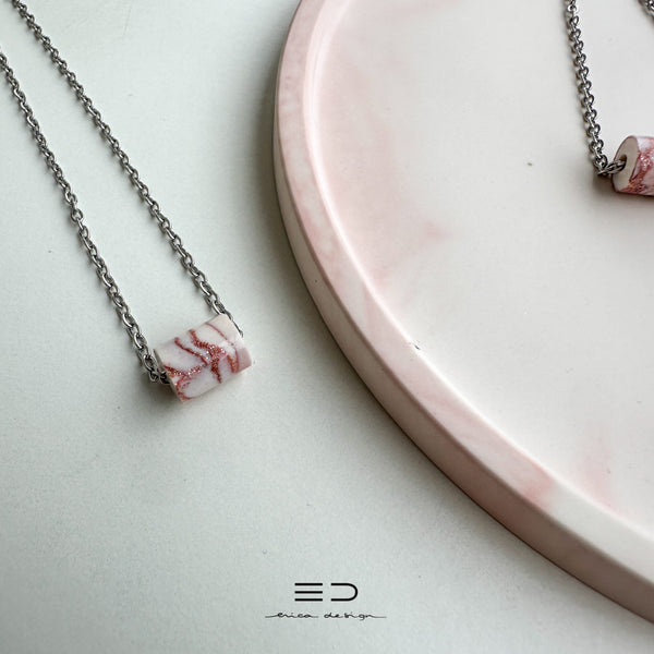 tube | marble with glitter