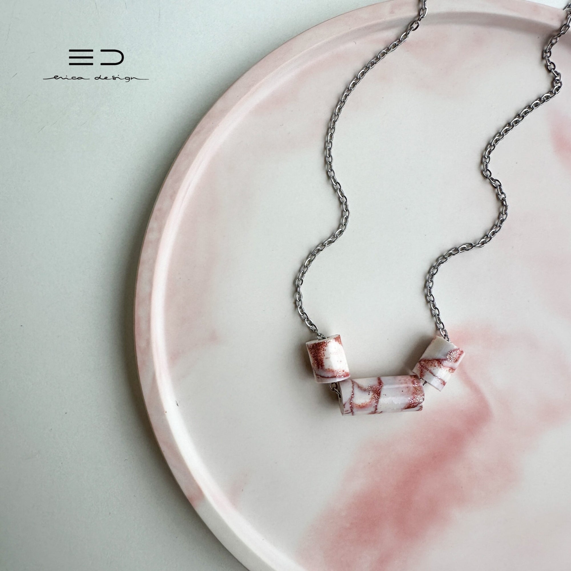 tube | marble with glitter