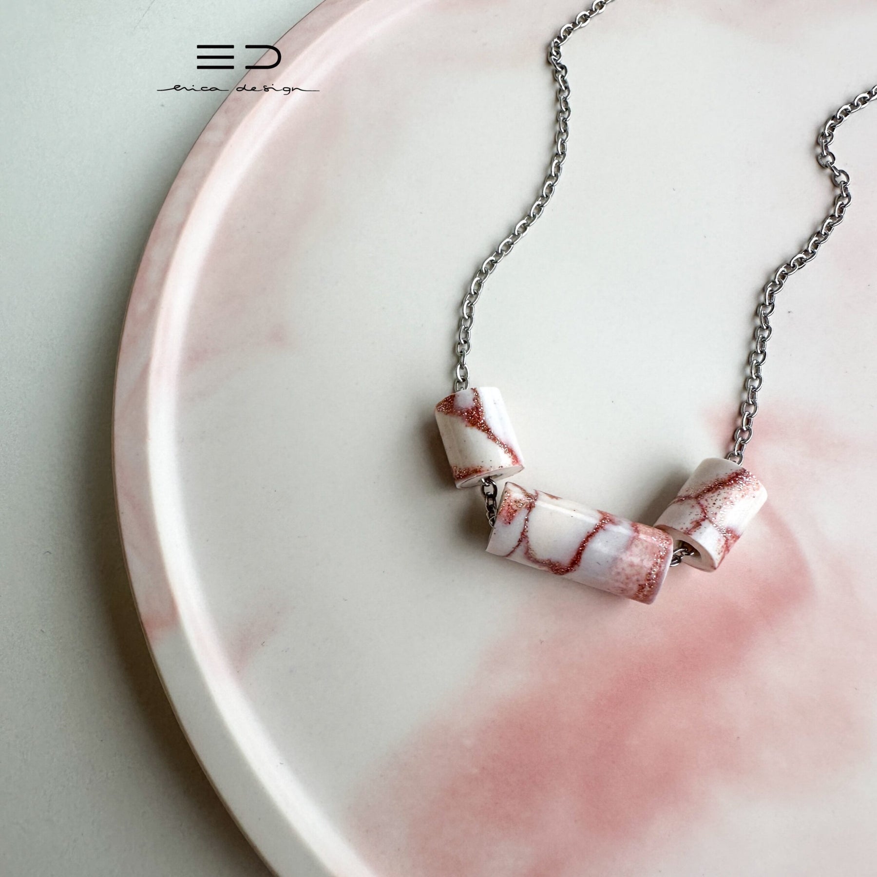 tube | marble with glitter