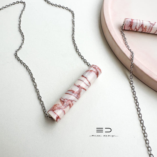 tube | marble with glitter