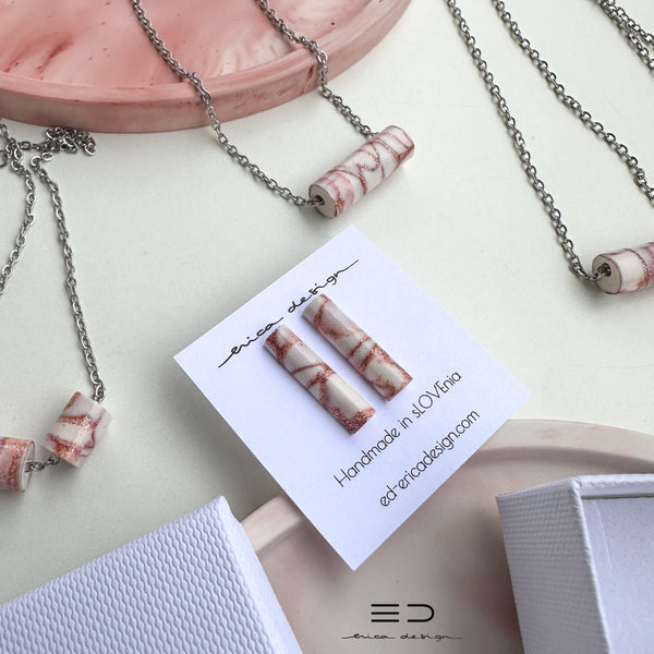 tube | marble with glitter