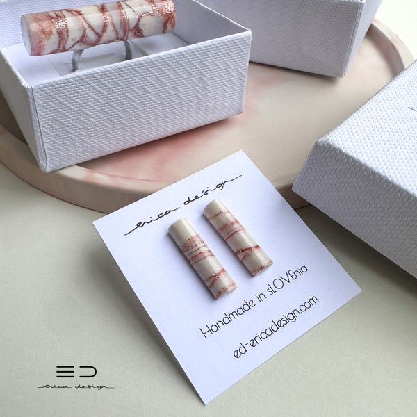 tube | marble with glitter