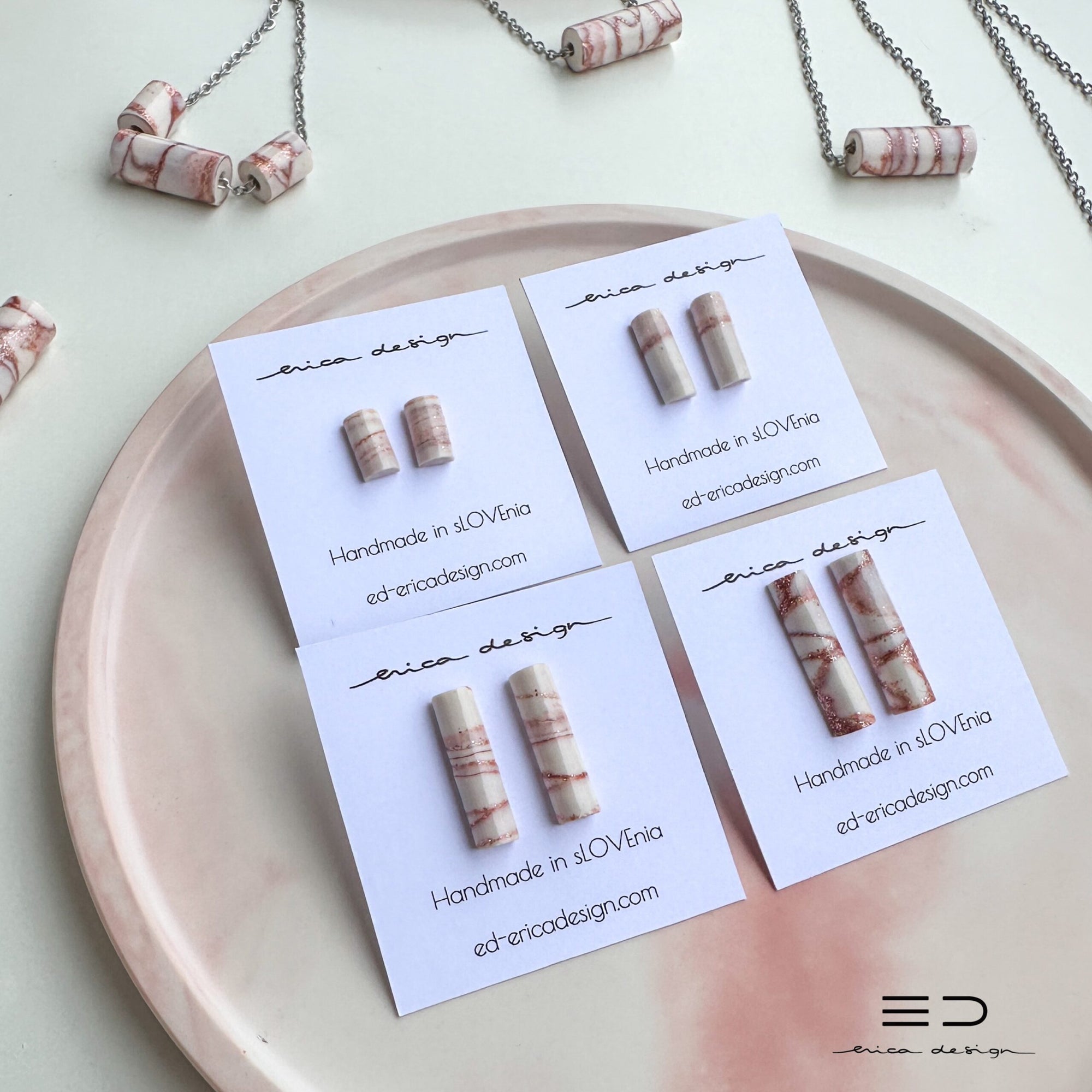 tube | marble with glitter