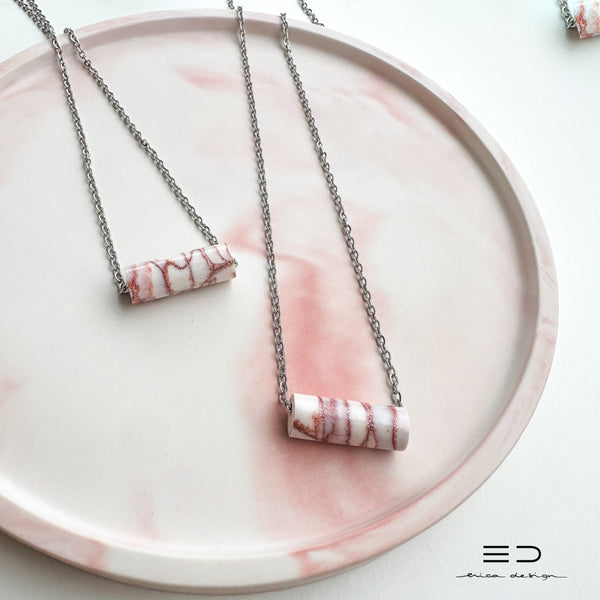 tube | marble with glitter