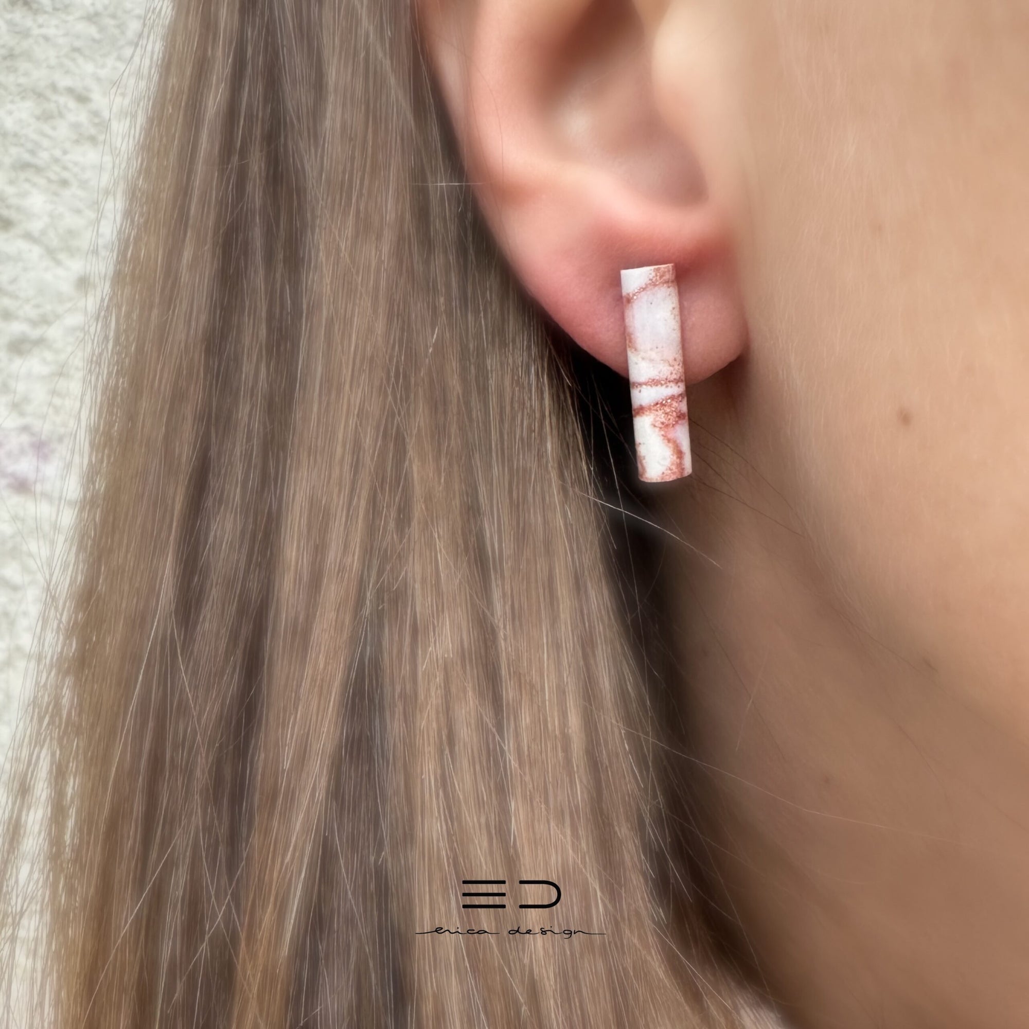 tube | marble with glitter