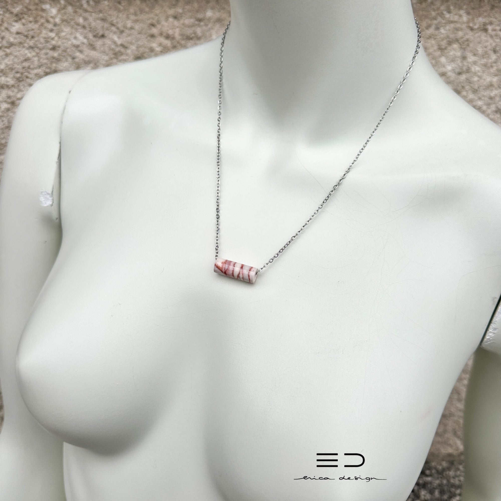 tube | marble with glitter