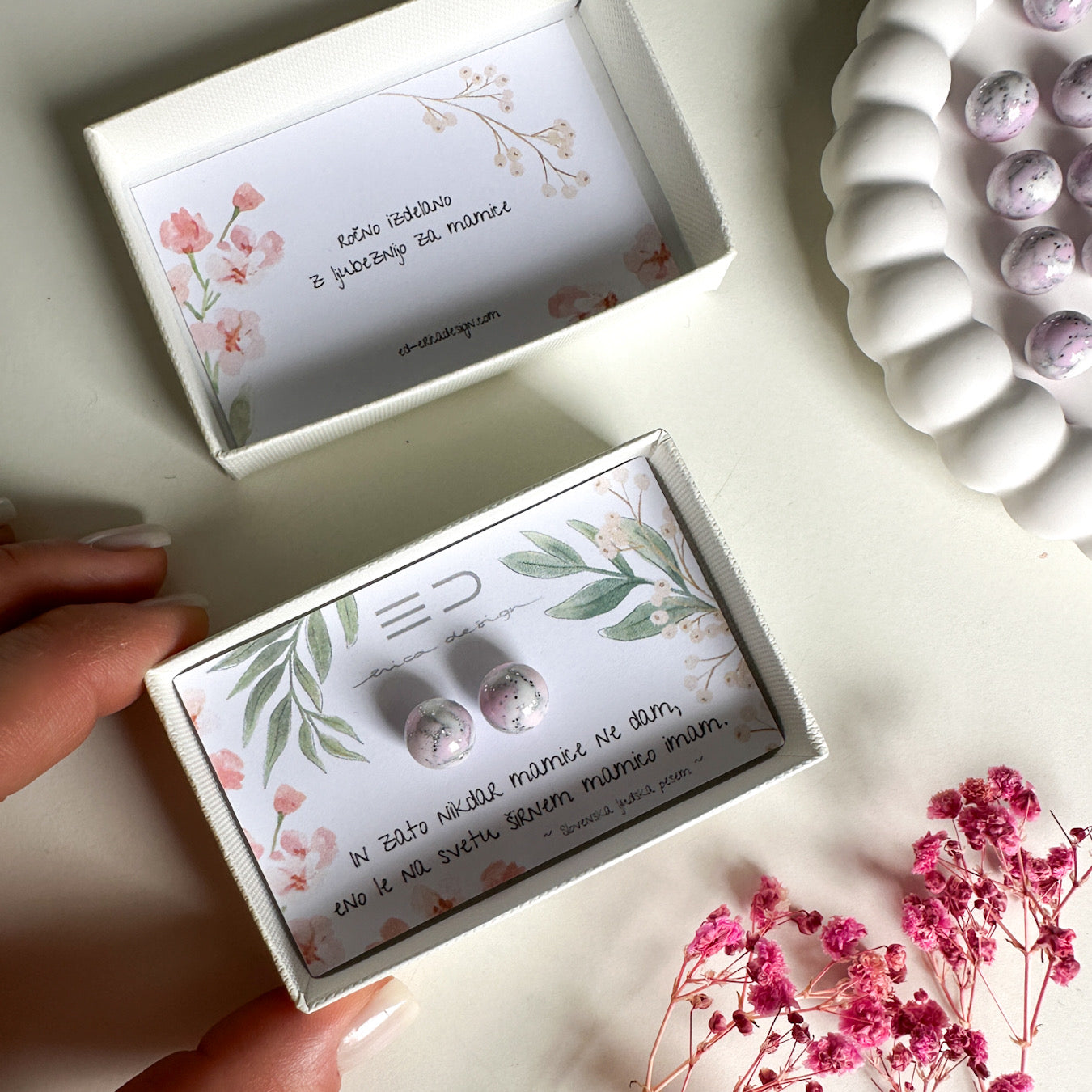 Gift package for mom with a verse | pink