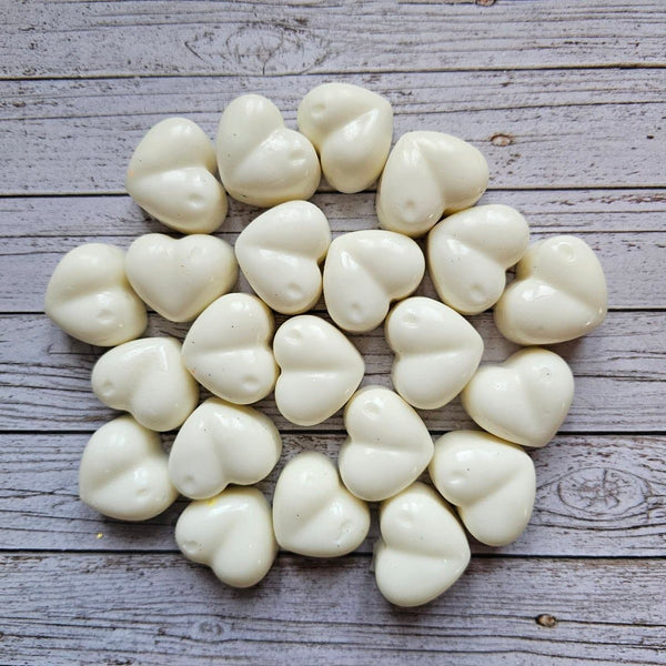 Cozy vanilla hearts, 3 pcs