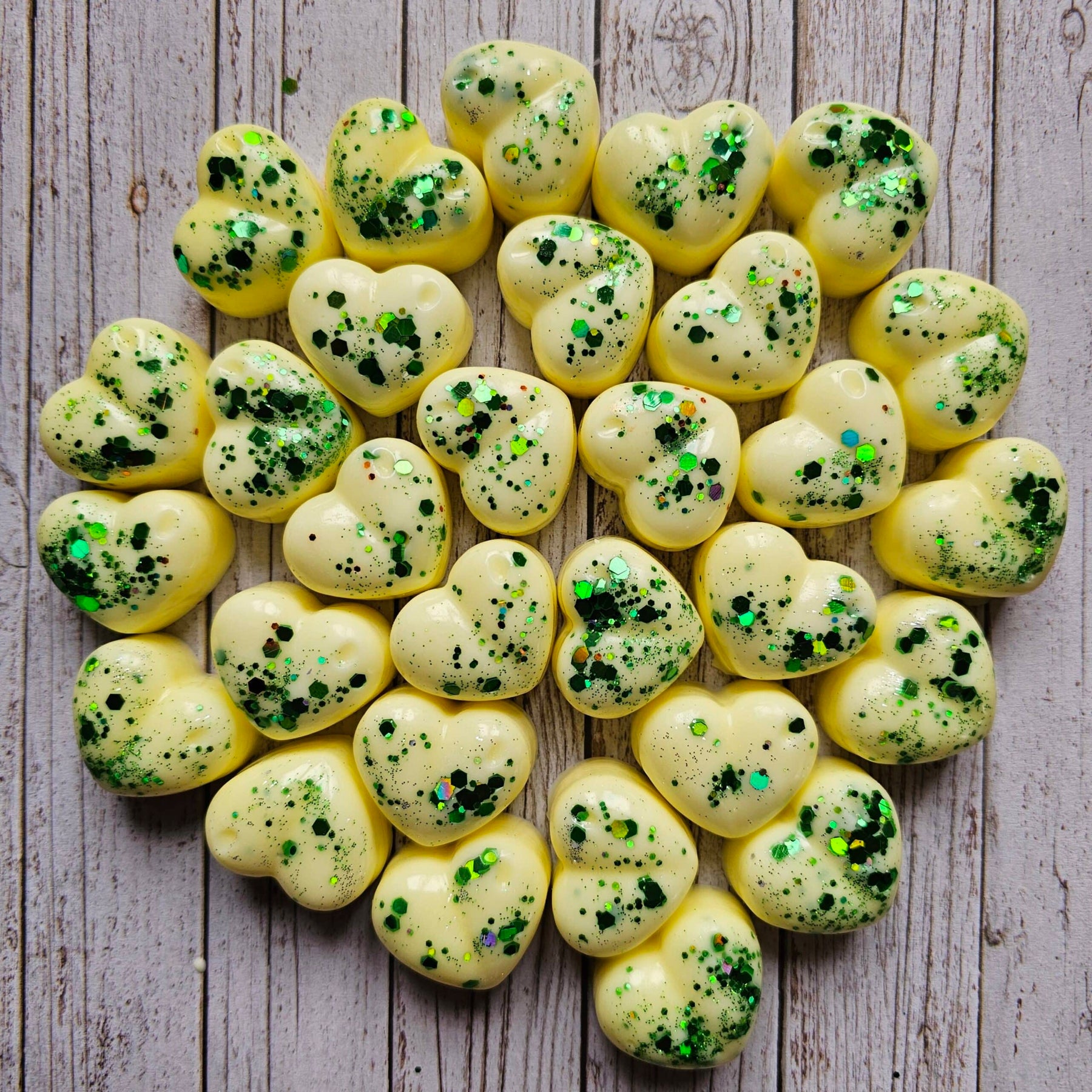 Herbal tonic and lime hearts, 3 pcs