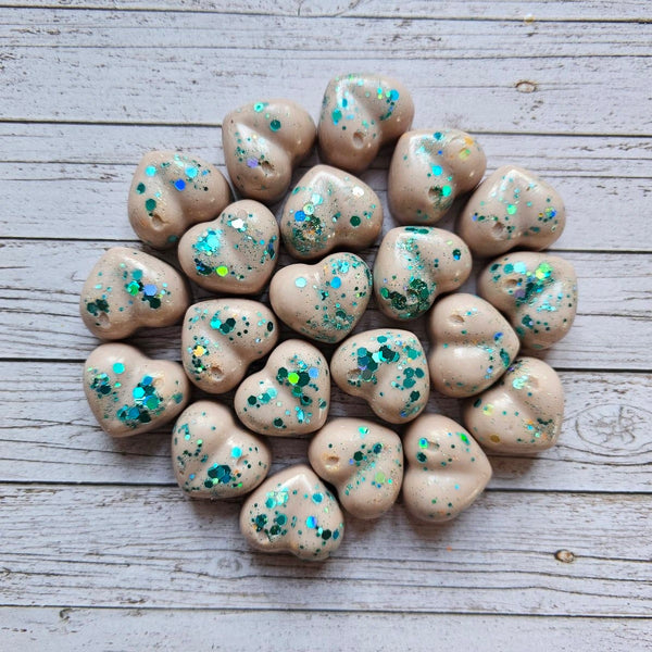 Himalayan Cedar Hearts, 3 pcs