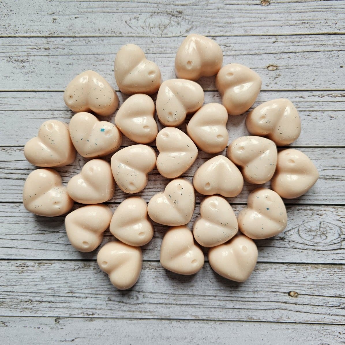 Roasted chestnuts and Vanilla, hearts 3 pcs